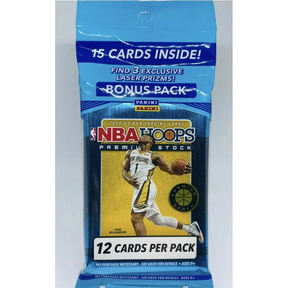 2019-20 Panini NBA Hoops Premium Stock Cello Pack Brand New Factory Sealed‎